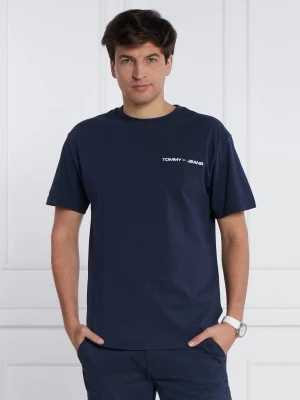 Tommy Jeans T-shirt TJM CLSC | Regular Fit granatowy