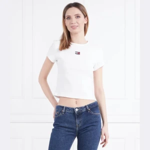Tommy Jeans T-shirt TJW BBY RIB XS BADGE | Slim Fit
