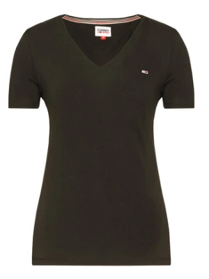 Tommy Jeans T-Shirt Tjw Skinny Stretch DW0DW09197 Czarny Slim Fit