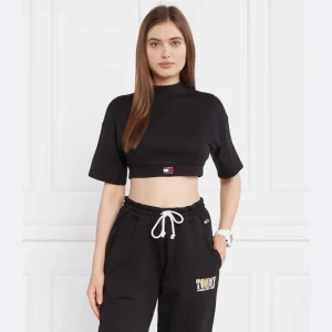 Tommy Jeans T-shirt TJW SP CRP XS BADGE MOCK NECK | Cropped Fit