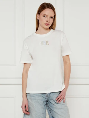 Tommy Jeans T-shirt VARSITY | Regular Fit biały