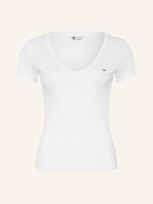 Tommy Jeans T-Shirt weiss BIAŁY