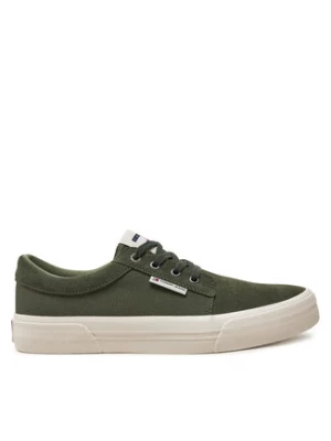 Tommy Jeans Tenisówki Tjm Vulc. Skate Derby EM0EM01427 Zielony