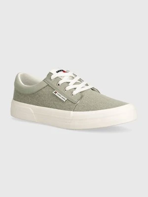 Tommy Jeans tenisówki TJM VULC. SKATE DERBY MIX męskie kolor szary EM0EM01367