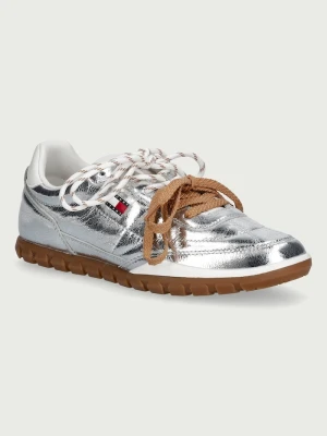 Tommy Jeans TJ LOW RUNNER METALLIC sneakersy damskie srebrny