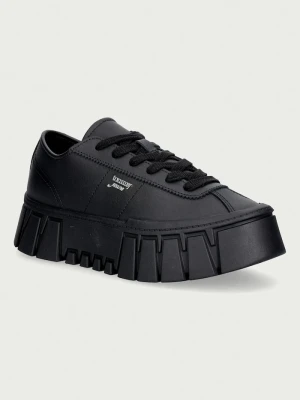 Tommy Jeans TJW PLATFORM SNEAKER LEATHER LC sneakersy damskie skórzane czarny