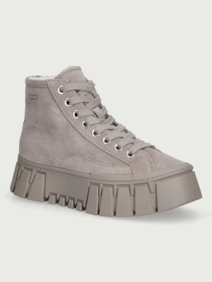Tommy Jeans TJW PLATFORM SNEAKER MC WL sneakersy damskie zamszowe szary