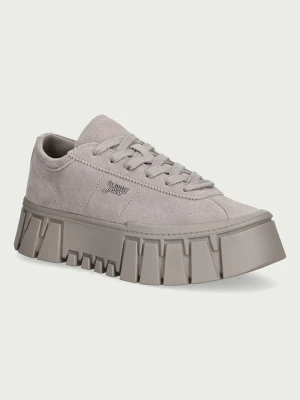 Tommy Jeans TJW PLATFORM SNEAKER SUEDE sneakersy damskie zamszowe szary