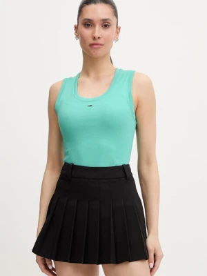 Tommy Jeans top bawełniany z elastanem