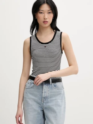 Tommy Jeans top bawełniany z elastanem
