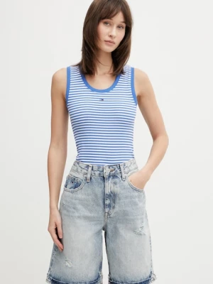 Tommy Jeans top damski bawełniany z elastanem