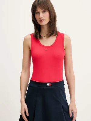 Tommy Jeans top damski bawełniany z elastanem