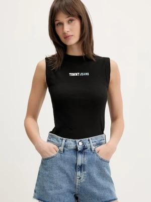 Zdjęcie produktu Tommy Jeans top damski bawełniany z elastanem