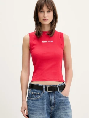 Tommy Jeans top damski bawełniany z elastanem