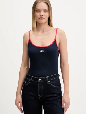 Tommy Jeans top damski bawełniany z elastanem
