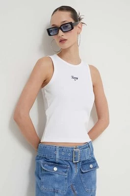 Tommy Jeans top damski kolor biały DW0DW17838CHEAPER