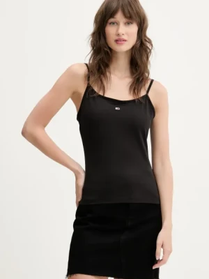 Tommy Jeans top damski kolor czarny DW0DW20675