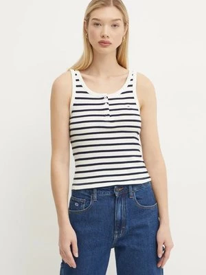 Tommy Jeans top damski kolor granatowy DW0DW19492