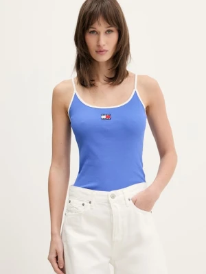 Tommy Jeans top damskie bawełniane z elastanem