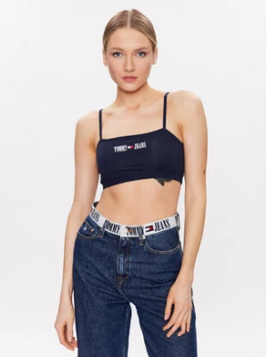 Tommy Jeans Top DW0DW15458 Granatowy Cropped Fit