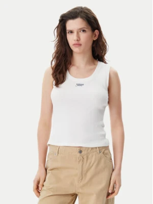 Tommy Jeans Top DW0DW21369 Biały Slim Fit