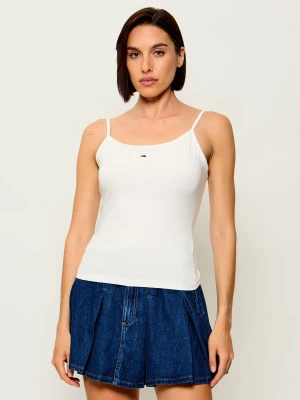 Tommy Jeans Top ESSENTIAL | Slim Fit ecru
