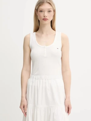 Tommy Jeans top kolor biały DW0DW20898