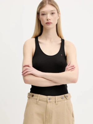 Tommy Jeans top kolor czarny DW0DW20917
