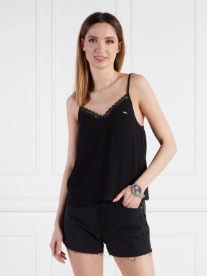 Tommy Jeans Top | Loose fit czarny