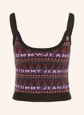 Tommy Jeans Top Z Dzianiny schwarz