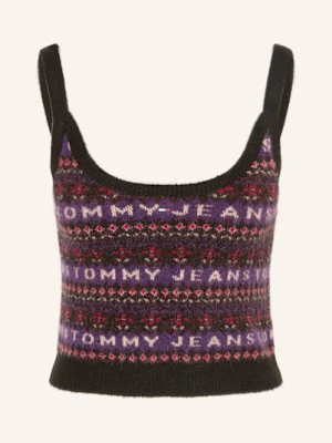 Tommy Jeans Top Z Dzianiny schwarz