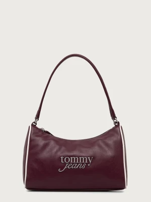 Tommy Jeans torebka damska z imitacji skóry fioletowy