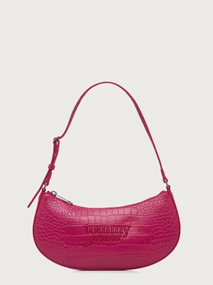 Tommy Jeans torebka hobo damska z imitacji skóry różowy