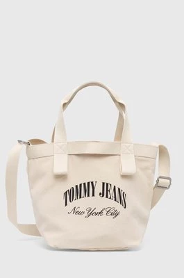 Tommy Jeans torebka kolor beżowy AW0AW16217