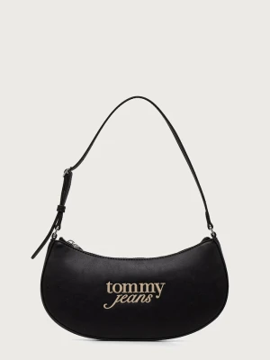 Tommy Jeans torebka rogal damska z imitacji skóry czarny