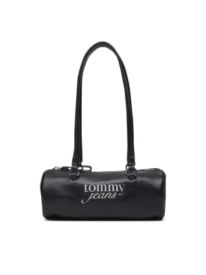 Tommy Jeans Torebka Tjw Bold Script Shoulder Barrel AW0AW19055 Czarny