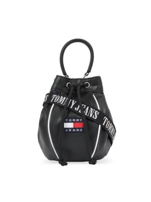 Tommy Jeans Torebka Tjw Heritage Bucket Bag AW0AW15437 Czarny
