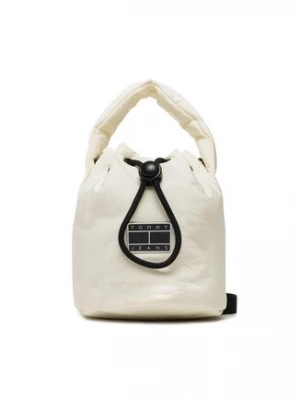 Tommy Jeans Torebka Tjw Hype Conscious Bucket Bag AW0AW14142 Beżowy