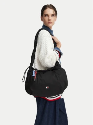 Tommy Jeans Torebka Tjw Icon Charms Hobo AW0AW18783 Czarny