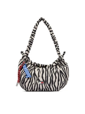 Tommy Jeans Torebka Tjw Icon Charms Zebra Shlder Bag AW0AW18882 Biały
