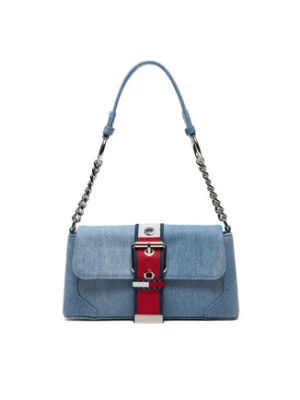 Tommy Jeans Torebka Tjw Idol Shoulder Bag Denim AW0AW16694 Niebieski