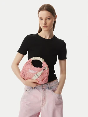 Tommy Jeans Torebka Tjw Summer Crochet Crossover AW0AW18779 Różowy jasny