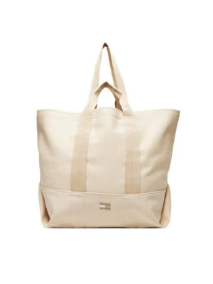 Tommy Jeans Torebka Tjw Tote Edition Canvas AW0AW17542 Beżowy