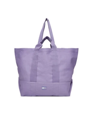 Tommy Jeans Torebka Tjw Tote Edition Canvas AW0AW17542 Fioletowy