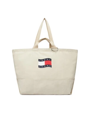 Tommy Jeans Torebka Tjw Wave Flag Med Tote AW0AW18466 Beżowy