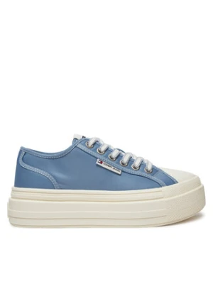 Tommy Jeans Trampki Foxing EN0EN02713 Niebieski