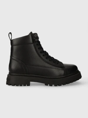 Tommy Jeans trapery skórzane TJM WARM LINING BOOT