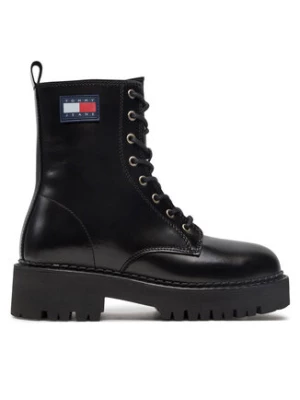 Tommy Jeans Trapery Urban Tommy Jeans Lace Up Boot EN0EN01995 Czarny