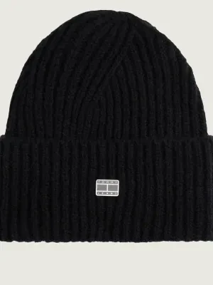 Tommy Jeans Wełniana czapka