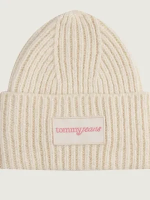 Tommy Jeans Wełniana czapka